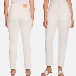 NWT Frye Women’s High Rise Jeans in Ivory Off White Size 8 / 29